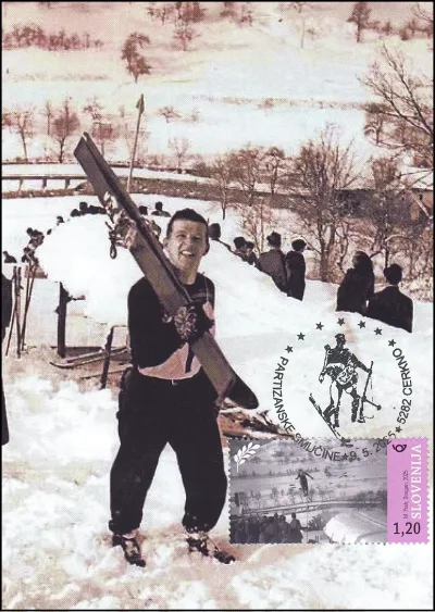 PARTIZANSKE SMUČINE CERKNO 1945